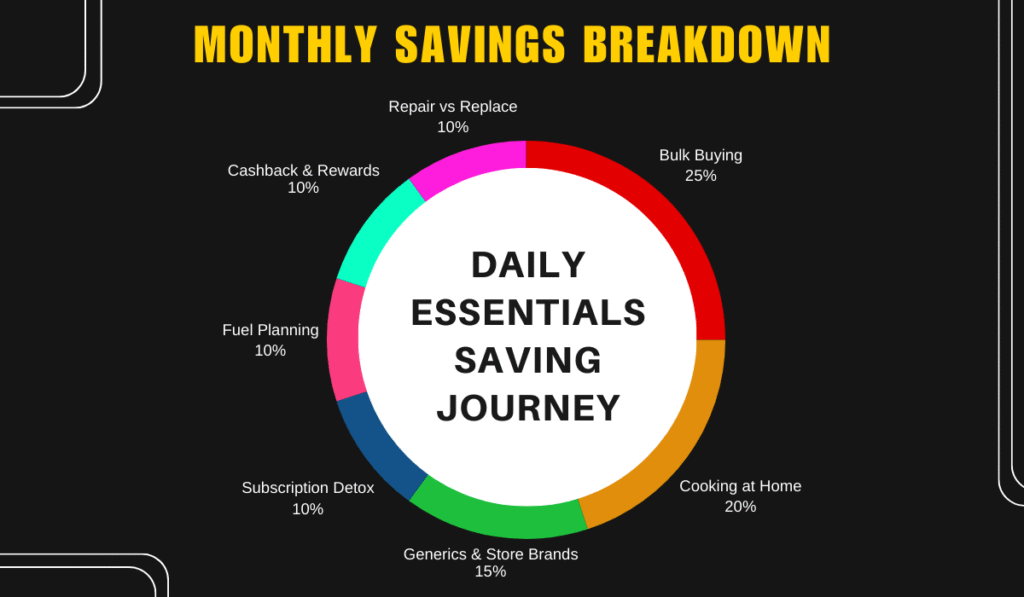 Monthly Savings Breakdown