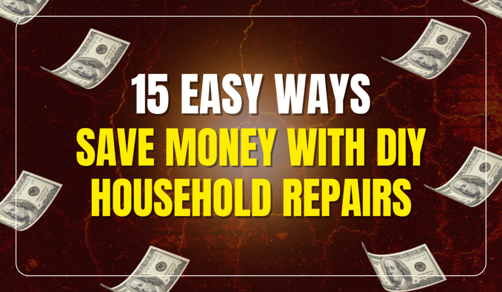 Save Money with DIY Household Repairs