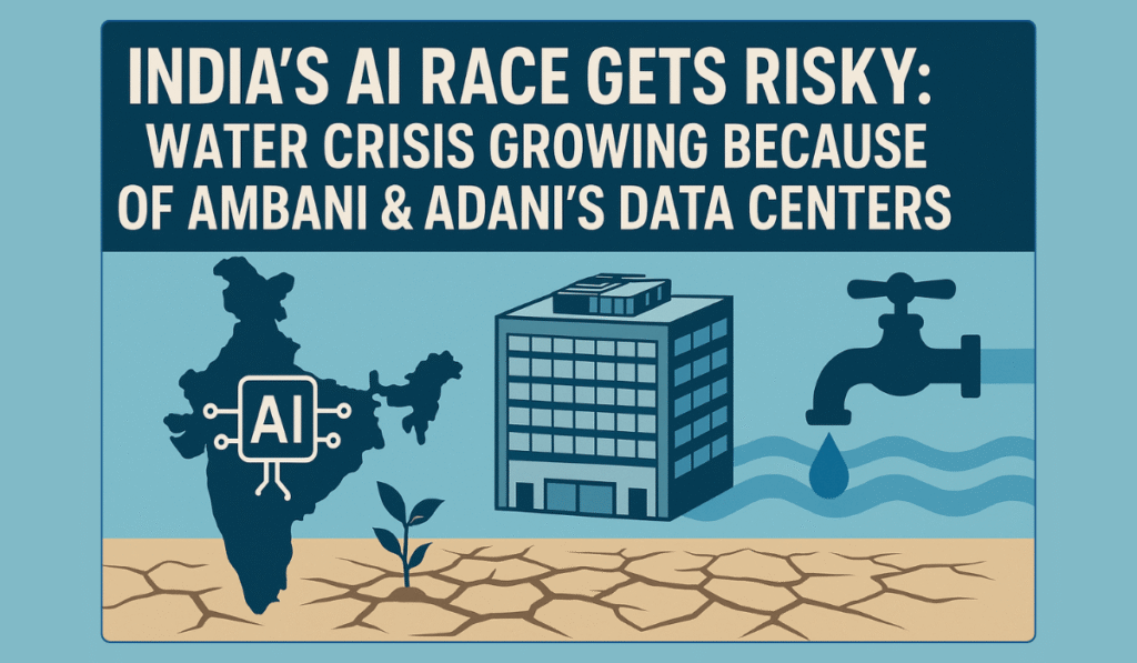 Water Crisis Due to Adani Ambani Data Centers
